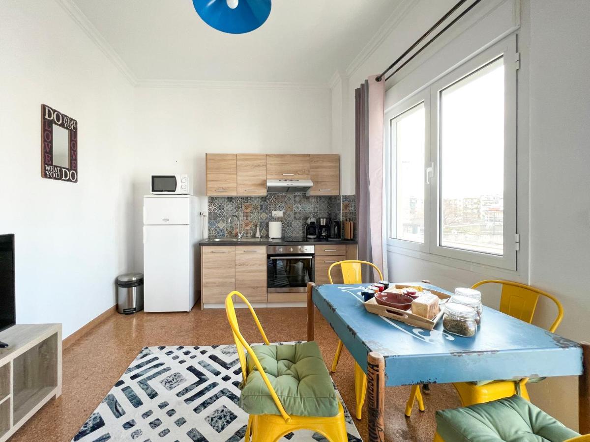 Ferienwohnung Soho Artsy 55Sqm Apt With Acropolis View Athen Exterior foto